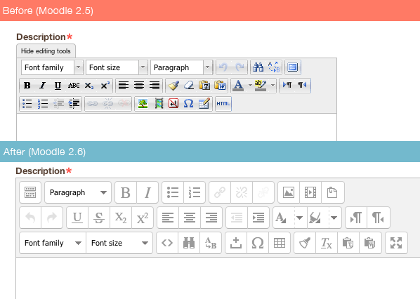 moodle-compare-text-editors