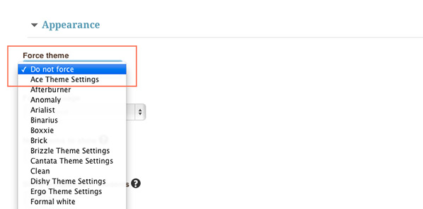 moodle-force-course-theme