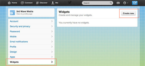 twitter-widget-create
