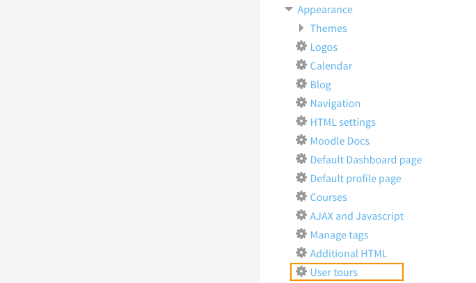 How to setup a user tour in Moodle - eLearning Themes