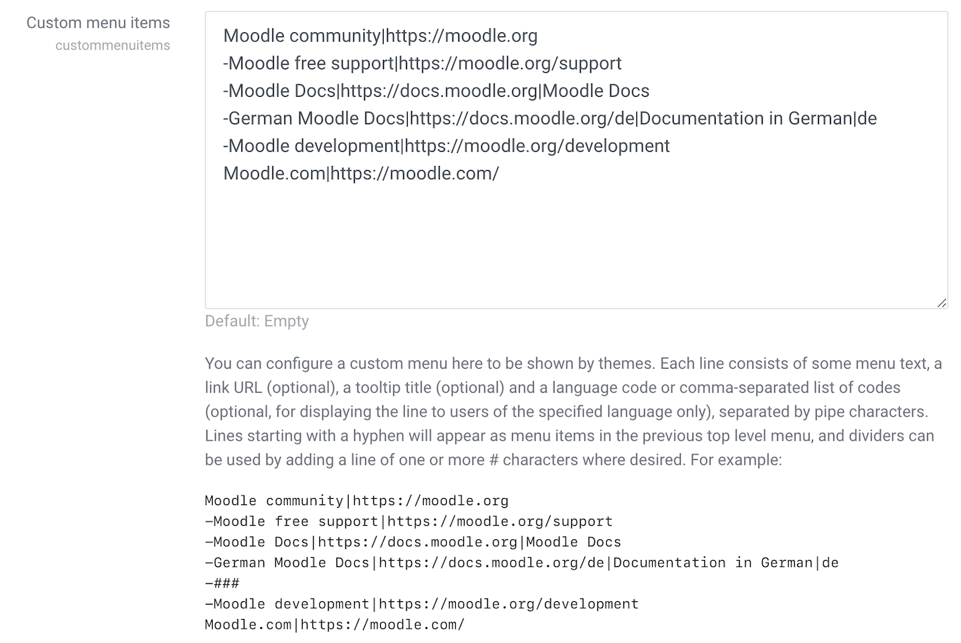 moodle-custom-menu-admin-settings