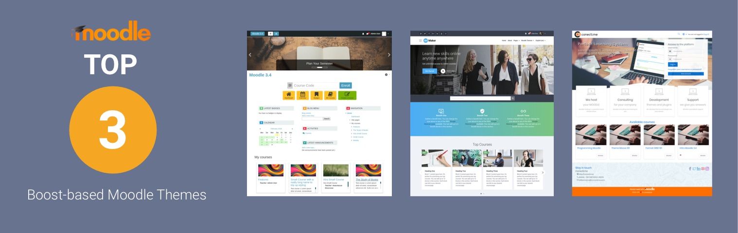Top 3 Boost-based Moodle Themes