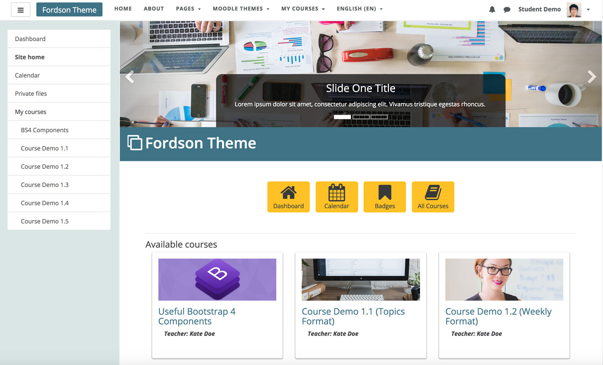 moodle-theme-fordson-theme-frontpage-for-loggedin-users