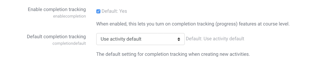 moodle-enable-course-completion-tracking