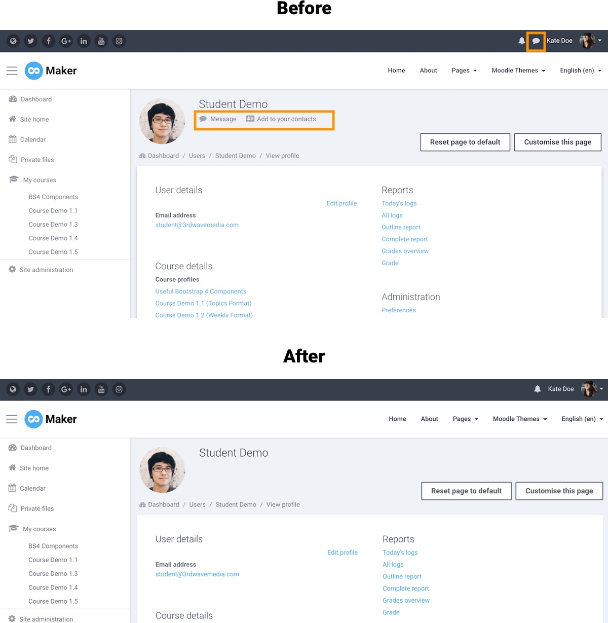 moodle-messaging-related-links