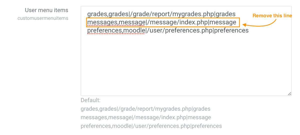 moodle-remove-user-menu-item