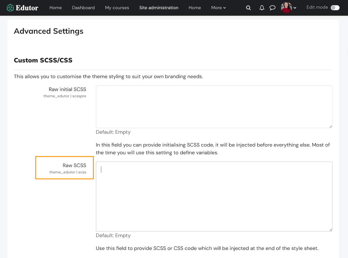 moodle-theme-edutor-advanced-settings-raw-scss