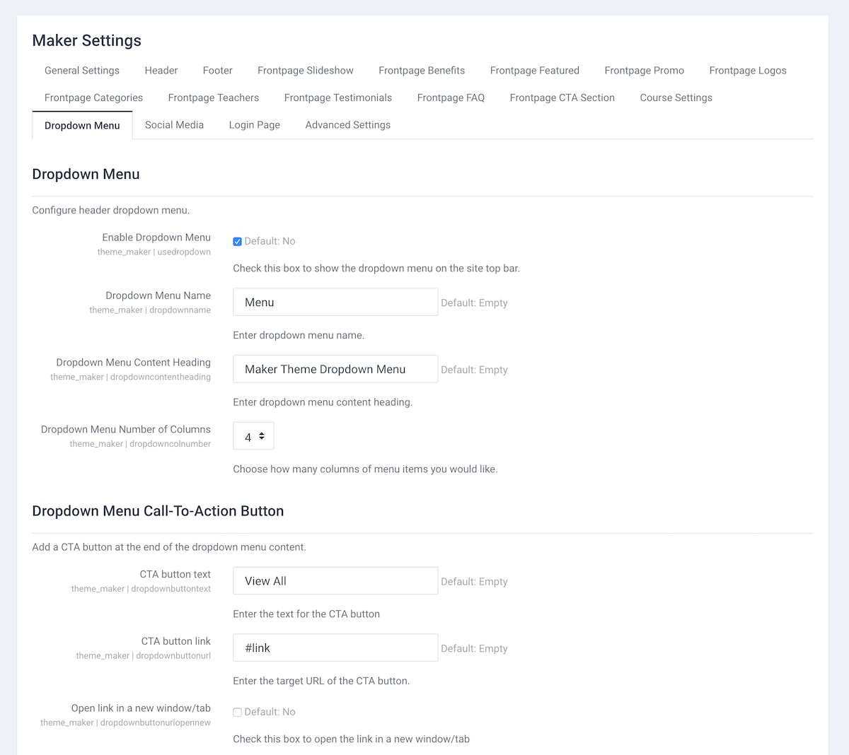 moodle-maker-theme-header-dropdown-menu-settings-1