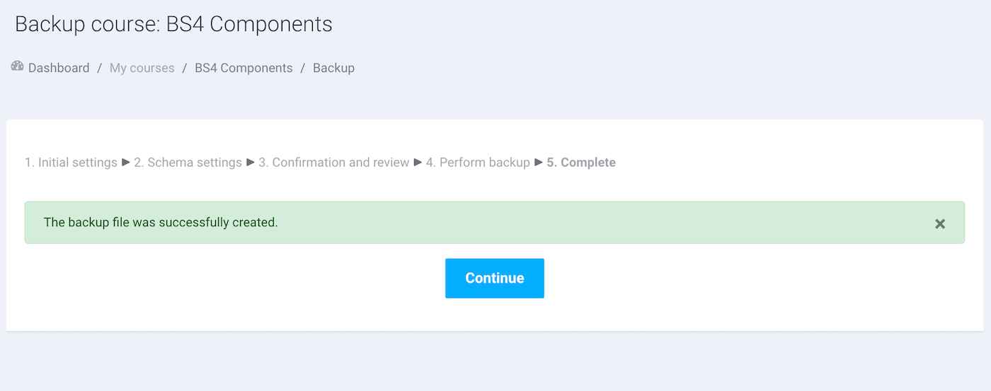 moodle-course-export-success