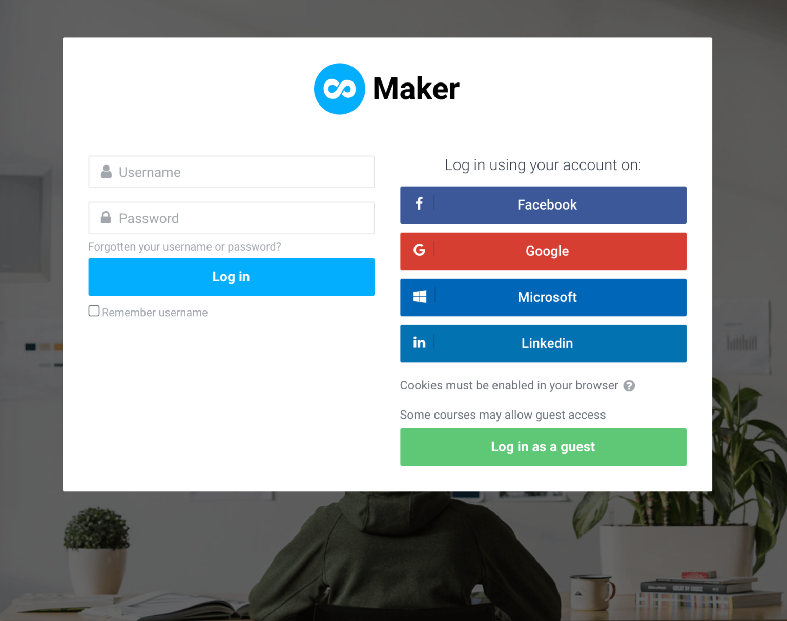 Moodle Maker Theme How to Display Moodle’s Default Login Form After The Social Logins