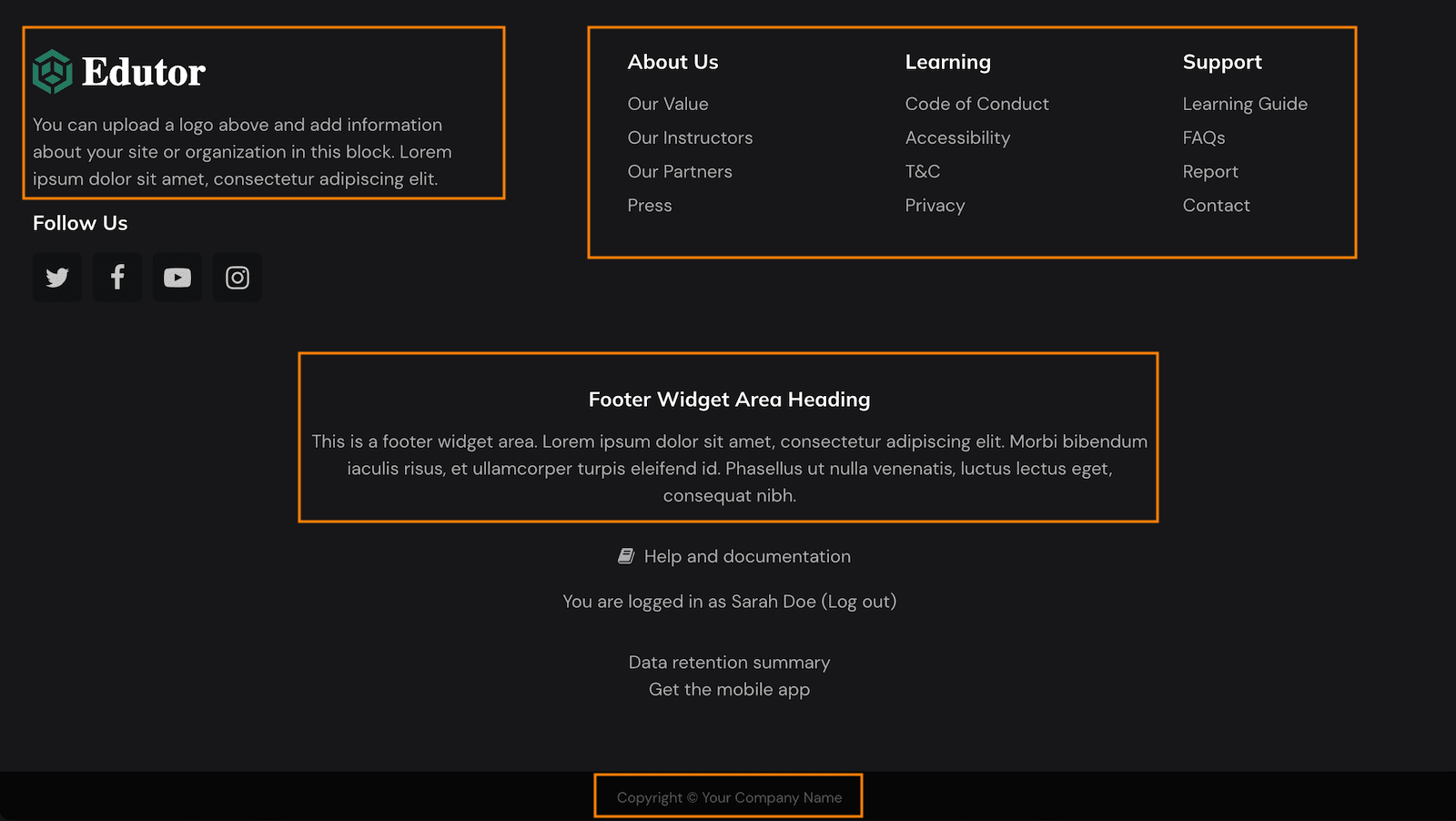 edutor-moodle-theme-footer-view