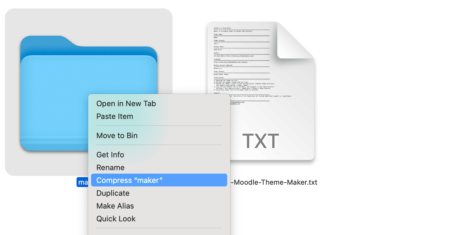 moodle-maker-theme-compress-zip-file