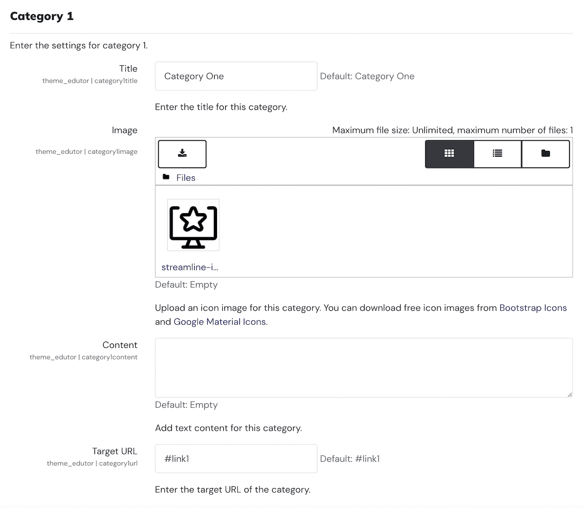 moodle-theme-edutor-configure-frontpage-categories-settings-3