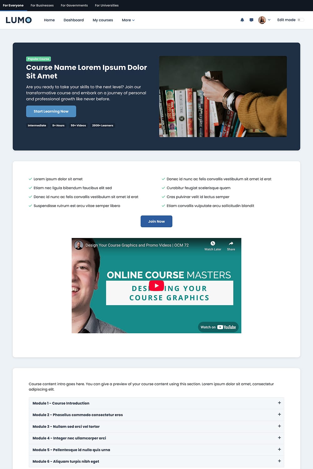 lumo-moodle-theme-landing-page-standard