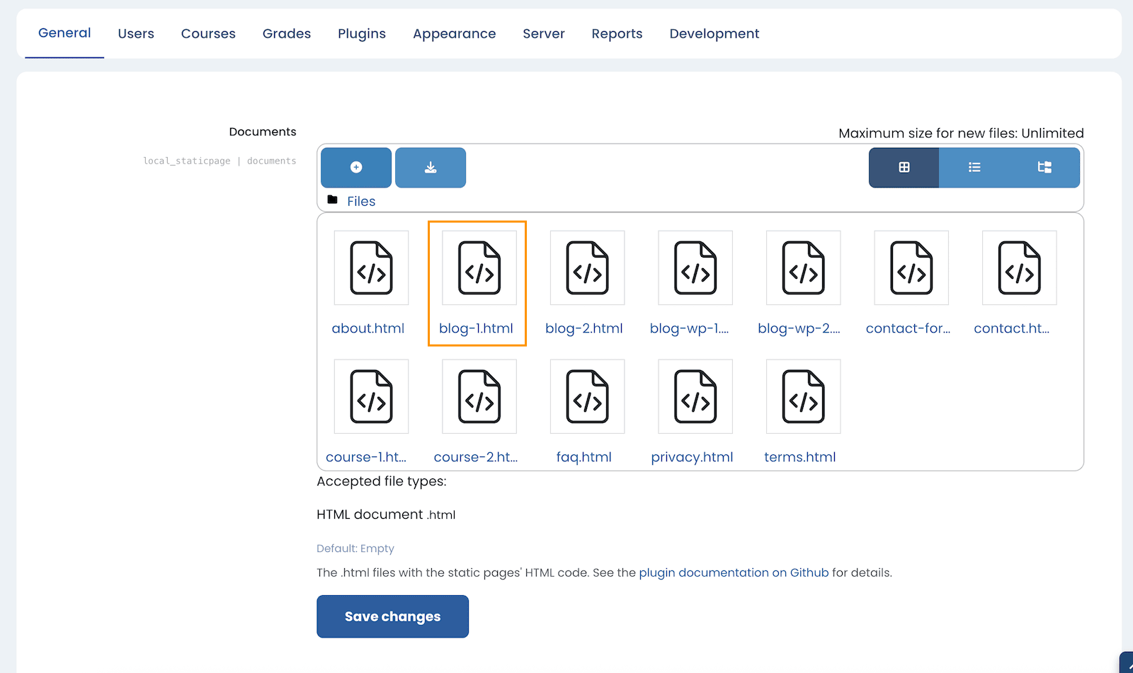 moodle-5-static-pages-settings-documents