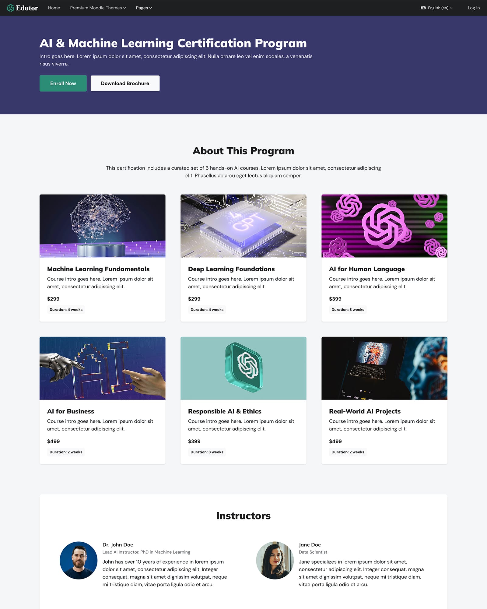 moodle-theme-edutor-course-catgalog-page