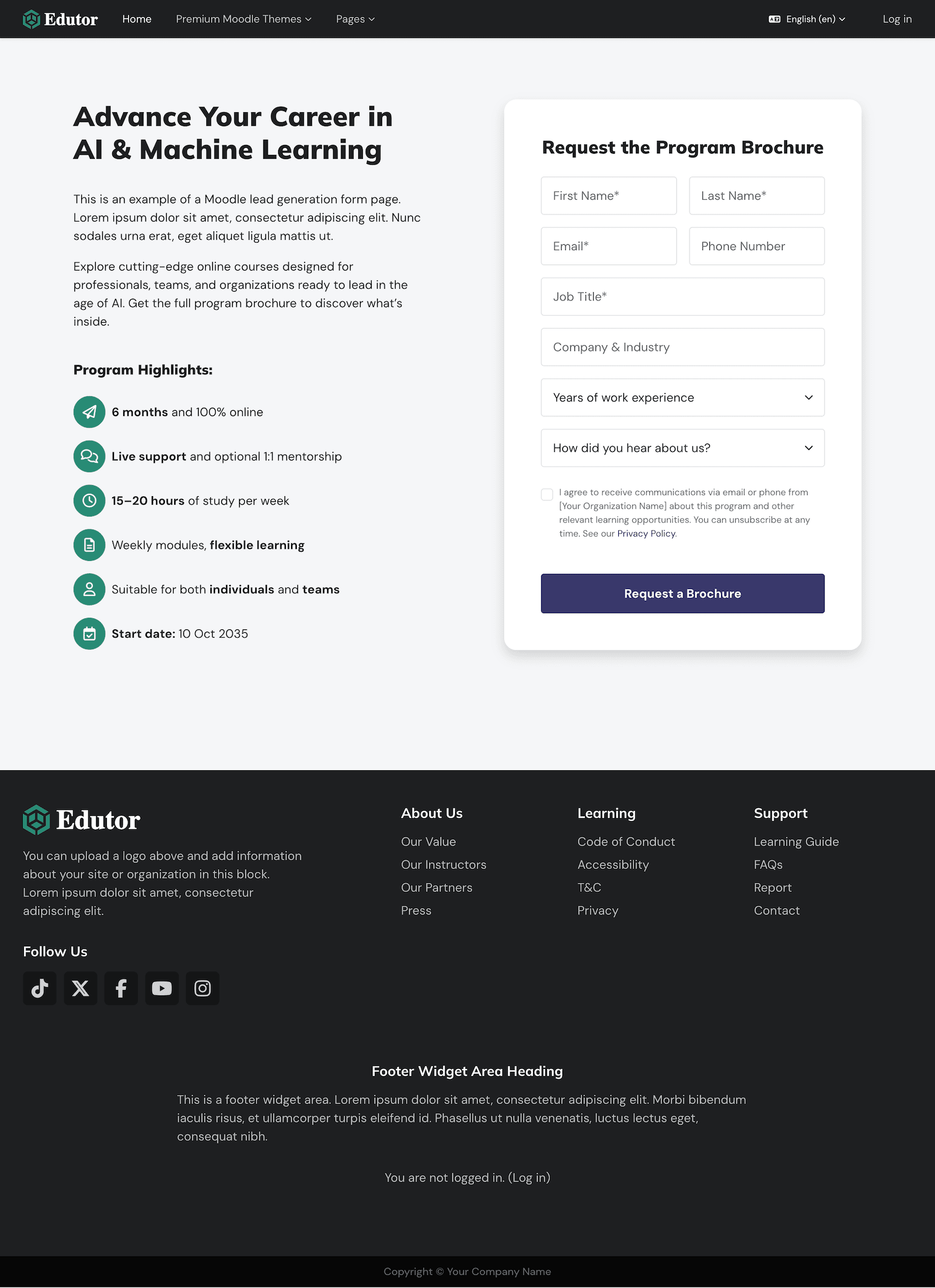 moodle-theme-edutor-lead-gen-form-page