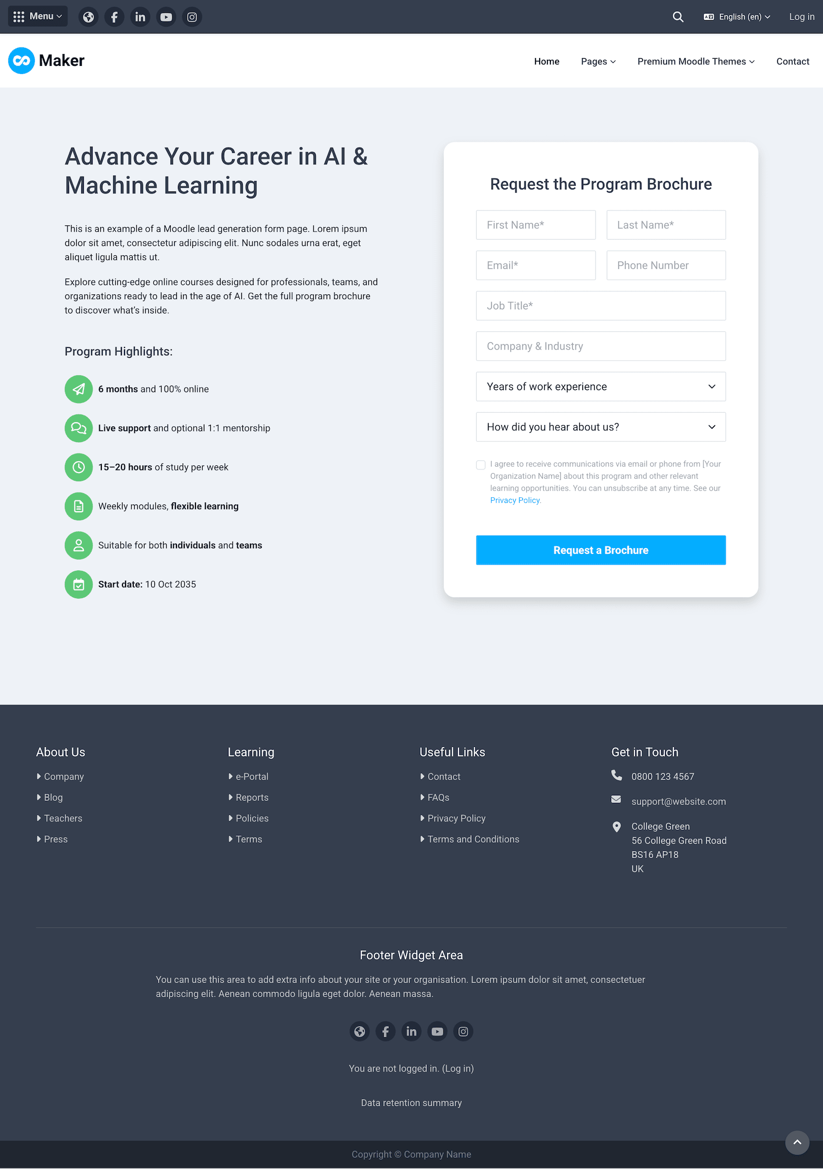 moodle-theme-maker-lead-gen-form-page
